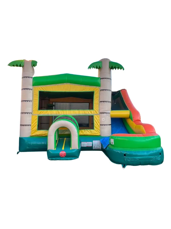 Island Breeze Combo Waterslide inflatable rental from Jumping Jax